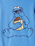 Дитяча піжама Sesame Street GAP лонгслів та штани 1159842385 (Синій 6), фото 4