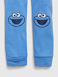 Дитяча піжама Sesame Street GAP лонгслів та штани 1159842385 (Синій 6), фото 5