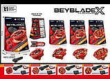 Бейблейд Dran Buster із запускачем, розбірний дзіг, металева та пластикова накладка – Beyblade 5/6 сезон, фото 4