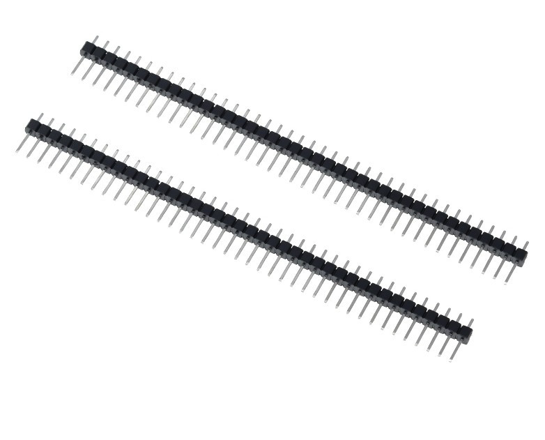 Прямий штирьовий, роз'єм конектор 10 шт 1x40 pin крок 2.54 мм, для Arduino, однорядний