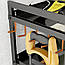 Настінна полиця органайзер для інструментів на 2 яруси MZY-856 металевий стелаж в гараж, фото 7