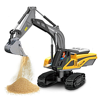 Дитячий екскаватор на радіокеруванні 1:22 з металевим ковшем
