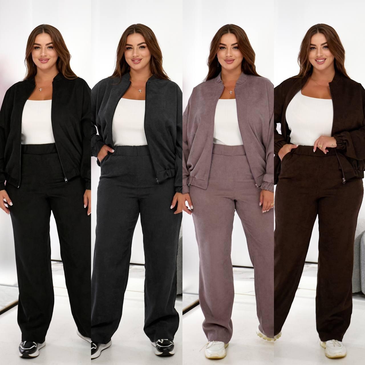 Костюм вельветовий прогулянковий в кольорах 9912, фото 1