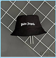 Панама чорна унісекс Palm Angels легкий капелюх для чоловіків і жінок модна класична панамка з котону
