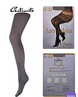 Жіночі колготи 60 ден, мікрофібра , матові. Колір сірий .