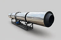 Сушильная установка 500*6000 мм для сушки агропродукта, опилок,угля,мела,золы,песка