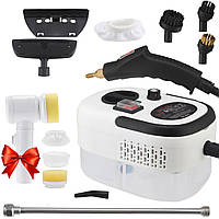 Пароочиститель, 2500Вт, 8 насадок + Электрощетка для уборки Magic Brush / Парогенератор для уборки