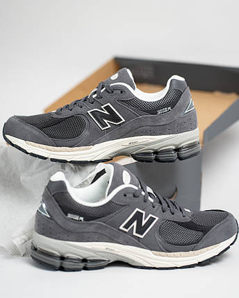 Чоловічі кросівки New Balance 2002R M2002RFL сірі Оригінал, фото 1