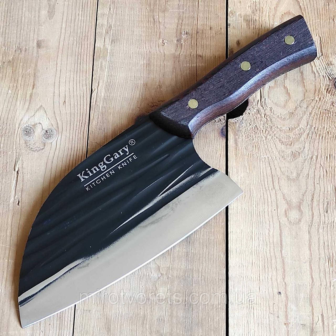 Кухонний ніж/сокира King Gary сербський, риб'яча голова 28,5см, 329г, фото 1