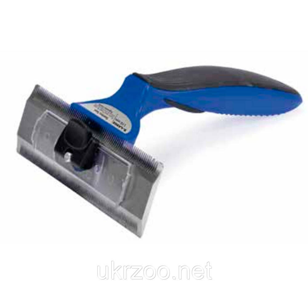 Професійний фурминатор з подвійним лезом, 11 см, XL, 1 шт/уп (ціна за 1 шт.), фото 1