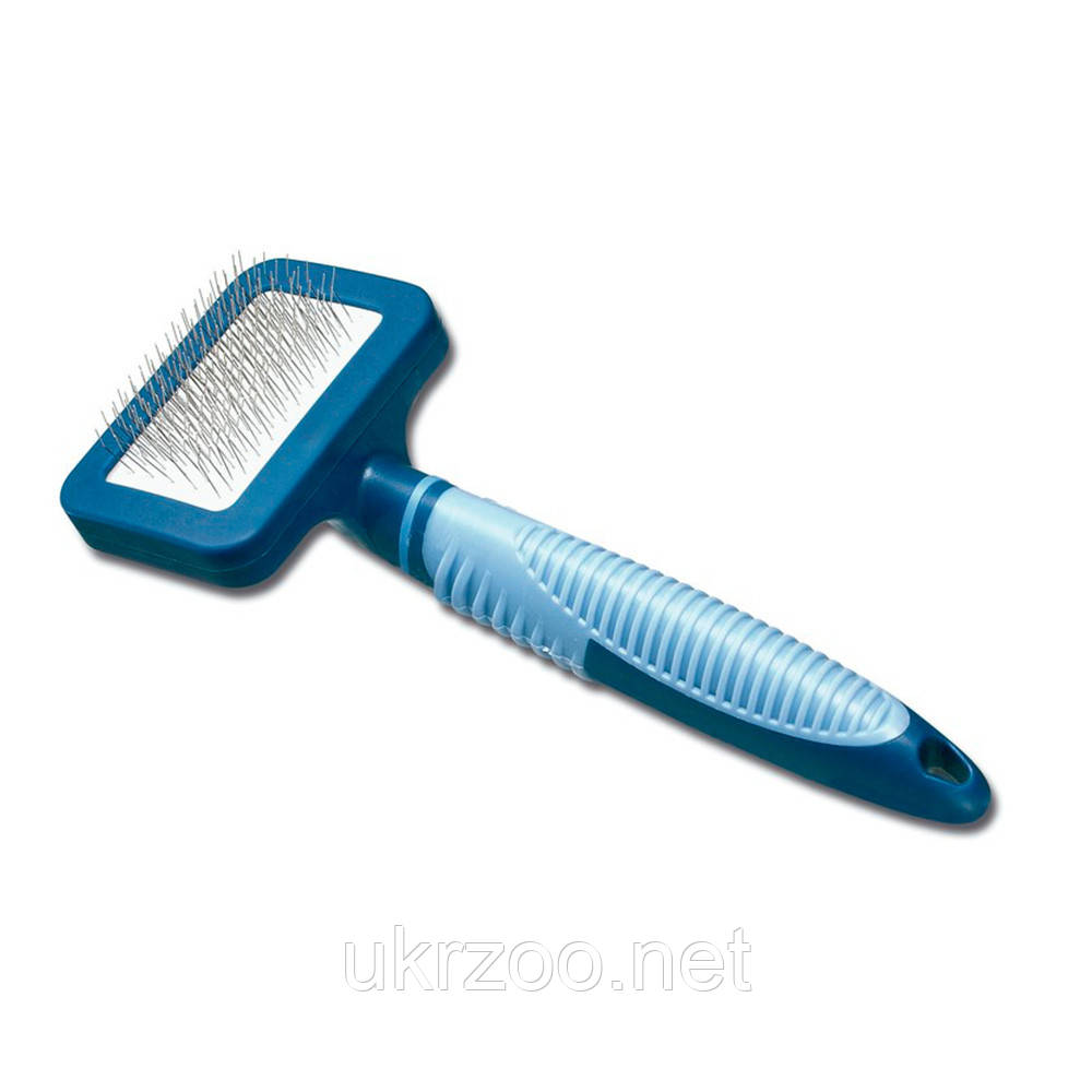 Пуходерка Soft Grip зі штифтами з нержавіючої сталі, 7x5x17,5 см, S 12 шт/уп (ціна за 1 шт.), фото 1