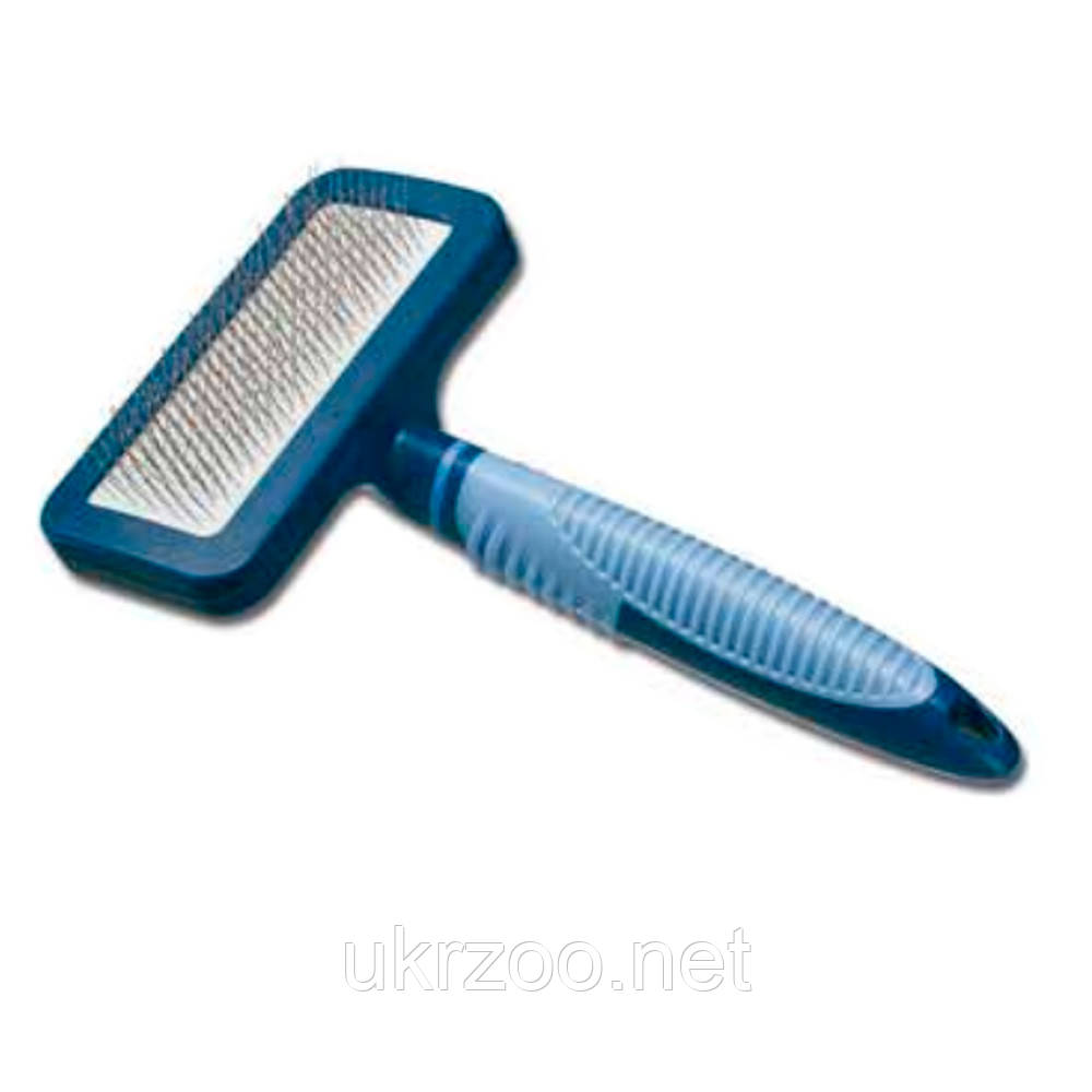 Пуходерка Soft Grip зі штифтами з нержавіючої сталі, 10x5x18 см, M 12 шт/уп (ціна за 1 шт.), фото 1