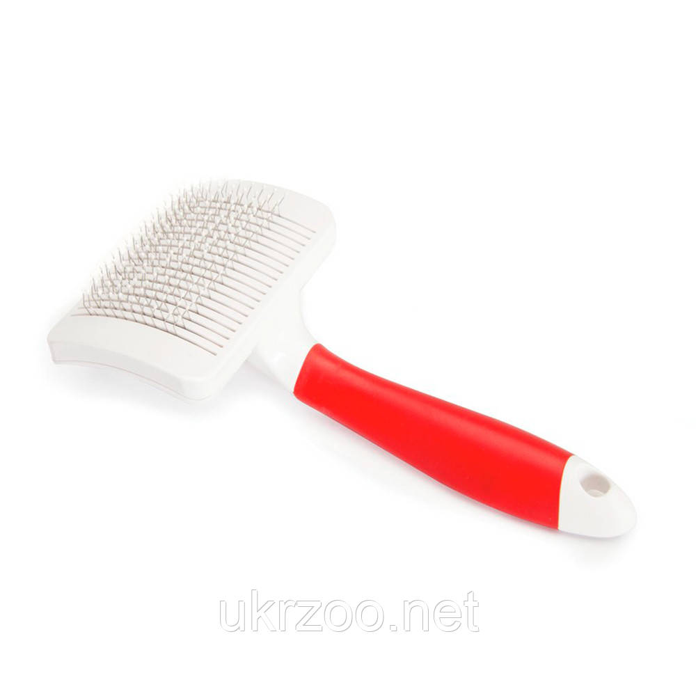 Самоочисна пуходерка-скребок - Easy To Clean зі штифтами з нержавіючої сталі з пластиковим покриттям, 10,5x6,5, фото 1