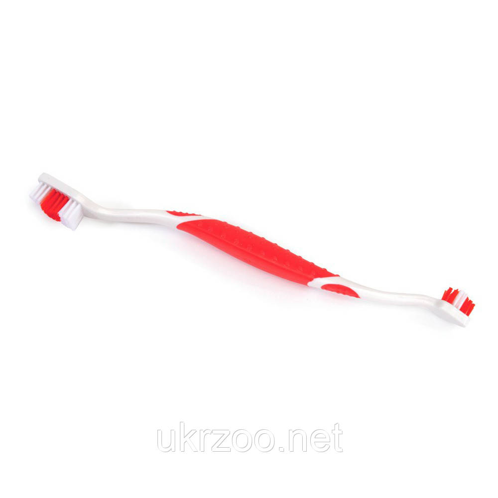 Зубна щітка , двостороння 1 шт. на блістері, 3 блістера/уп, (ціна за 1 блістер.), фото 1