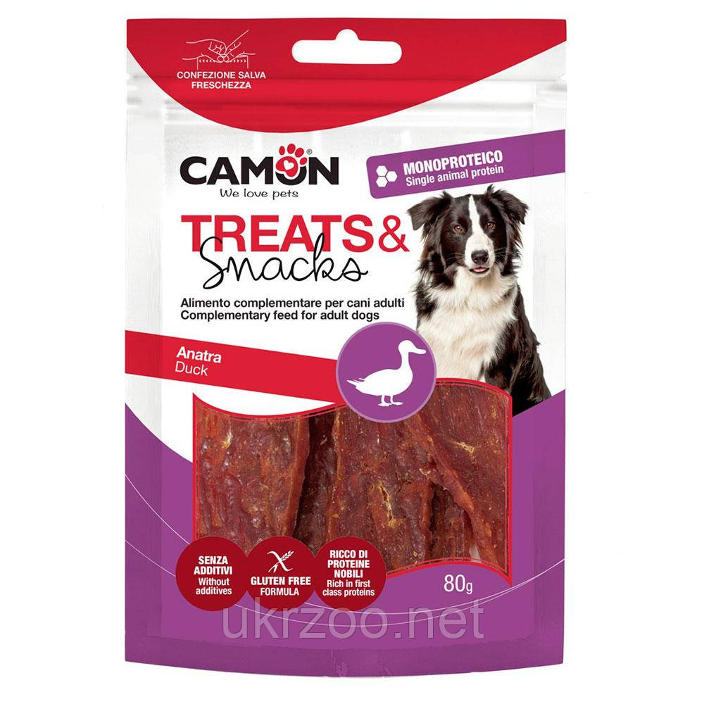 Ласощі м'ясні в'ялене качине  м'ясо, 80 гр, 12см, (флоупак) 14 упак./короб. (ціна за упак), фото 1