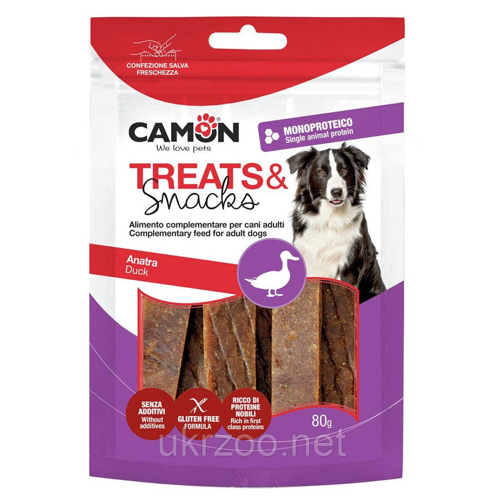 Ласощі м'ясні в'ялене качине м'ясо, 80 гр, 8 см, (флоупак) 14 упак./короб. (ціна за упак), фото 1