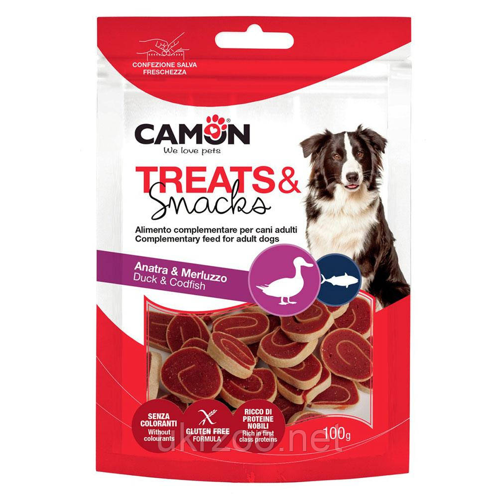 Ласощі м'ясні суші роли з качкою та тріскою, 100 гр, 3 см, (флоупак) 14 упак./короб. (ціна за упак), фото 1