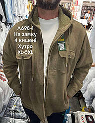 Куртка-сорочка Hetai хутро з капюшоном на замку