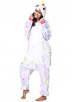 Кигуруми пижама Звёздный Единорог унисекс для женщин и мужчин kigurumi разноцветный (1002)