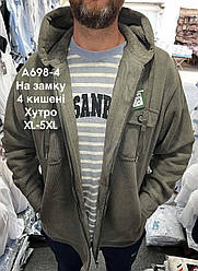 Куртка-сорочка Hetai хутро з капюшоном на замку