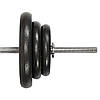 Штанга пряма зі сталевими дисками SHUANG CAI SPORTS TA-1139-83RSTAL довжина-1,8м 28мм 83кг Код TA-1139-83RSTAL, фото 6