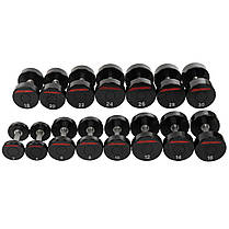 Гантель цілісна професійна LIFE FITNESS SC-80081-24 1шт 24кг Код SC-80081-24, фото 3