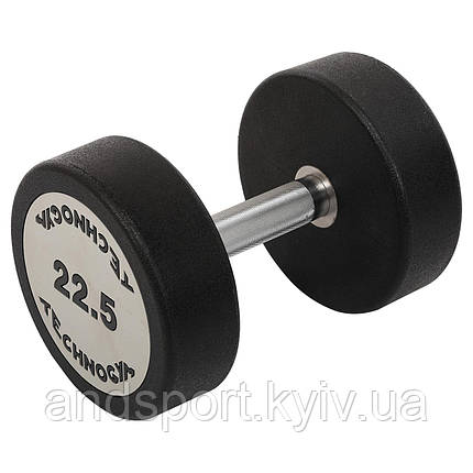 Гантель цілісна професійна TECHNOGYM TG-1834-22,5 1шт22,5кг Код TG-1834-22_5, фото 1