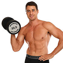 Гантель цілісна професійна TECHNOGYM TG-1834-22,5 1шт22,5кг Код TG-1834-22_5, фото 5