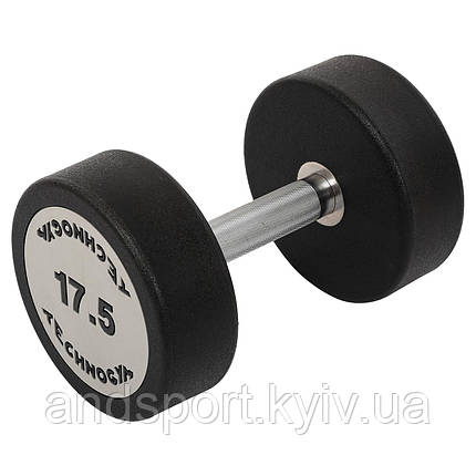Гантель цілісна професійна TECHNOGYM TG-1834-17,5 1шт 17,5кг Код TG-1834-17_5, фото 1