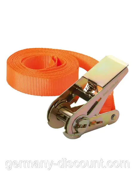 Стяжний ремінь із храповим механізмом 5 м Parkside Німеччина, фото 1