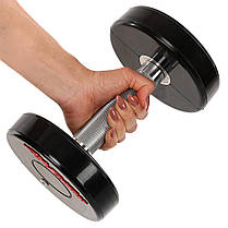 Гантель цілісна професійна LIFE FITNESS SC-80081-6 1шт 6кг Код SC-80081-6, фото 4