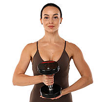 Гантель цілісна професійна LIFE FITNESS SC-80081-6 1шт 6кг Код SC-80081-6, фото 5