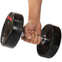 Гантель цілісна професійна LIFE FITNESS SC-80081-14 1шт 14кг Код SC-80081-14, фото 4