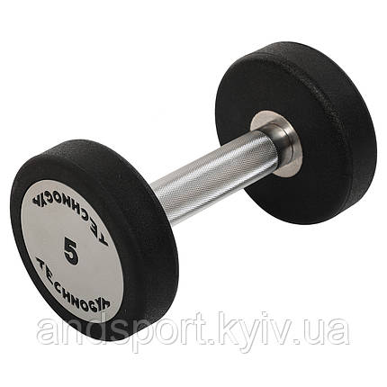 Гантель цілісна професійна TECHNOGYM TG-1834-5 1шт 5кг Код TG-1834-5, фото 1