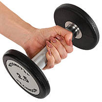 Гантель цілісна професійна TECHNOGYM TG-1834-2,5 1шт 2,5кг Код TG-1834-2_5, фото 4