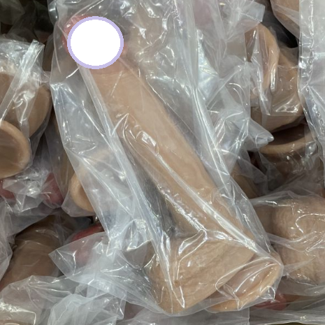 Фалоїмітатор реалістичний на присоску 21 см, Дилдо фаллос із мошокою, Товари для здоров'я жінок, фото 1