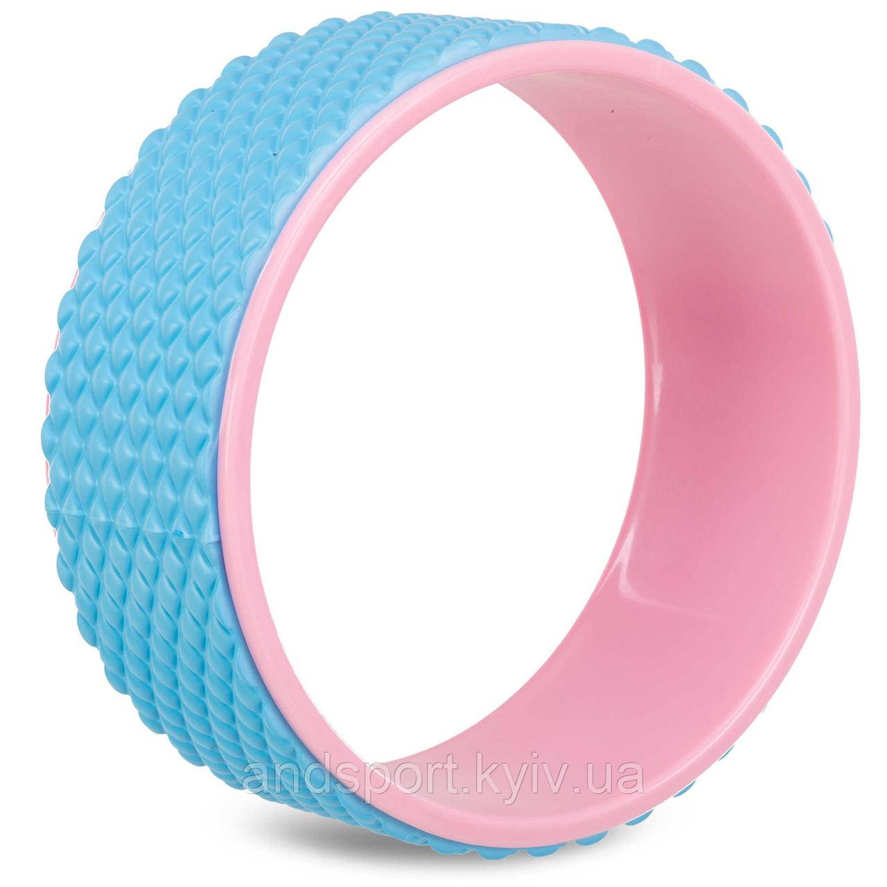 Колесо для йоги масажне SP-Sport Fit Wheel Yoga FI-1749 кольори в асортименті Код FI-1749