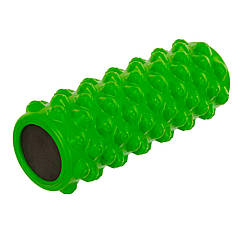 Роллер для йоги та пілатесу (мфр рол) Grid Bubble Roller Zelart FI-5714 36см кольори в асортименті Код FI-5714