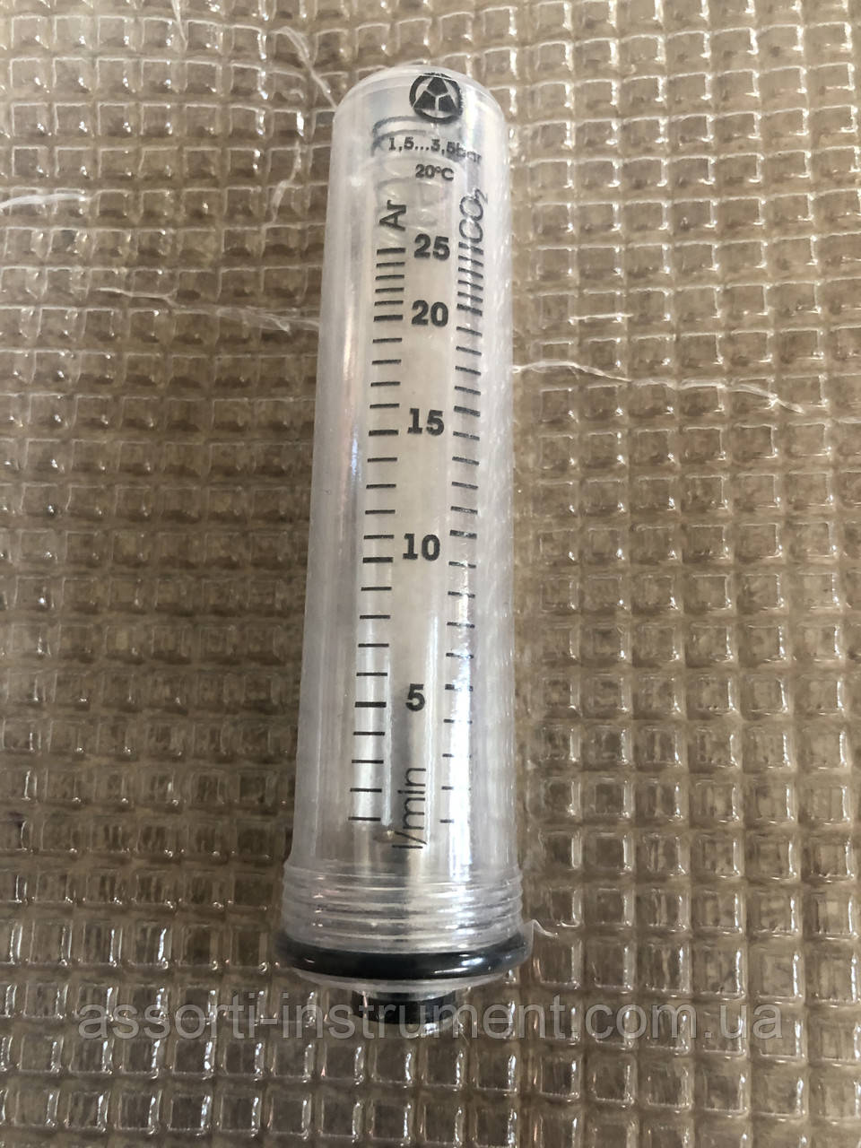 Колба універсальна для ротаметрів і редукторів балонних газових і постових AR/СО2 виробництва ДОНМЕ, фото 1