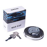 Кришка бака паливного ст. зрз. Газель,Волга з ключами (хром,вусики) (OAR) 3102-1103020