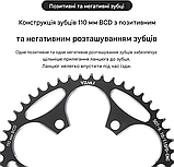 Зірка YBEKI 110BCD Narrow-Wide 38T для шосейних велосипедів, CNC 7075-T6, 10/11 швидкостей, фото 2