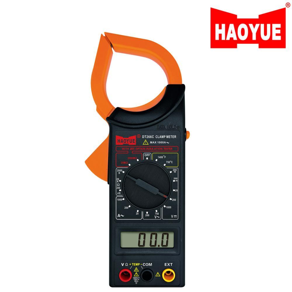 Цифровий мультиметр HAOYUE DT266C з кліщами, чохлом, щупами та термопарою