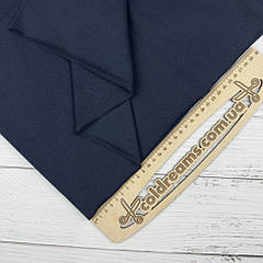 Стрейч кулір Чорнильно синій - 95% бавовна та 5% еластанаВІДРІЗ 0.60см