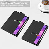 Чохол Clear Acrylic Lenovo Idea Tab 11" TB336FU, ZU / Tab K11 2nd Gen / Xiaoxin Pad 2025 з місцем для стілусу Чорний, фото 4