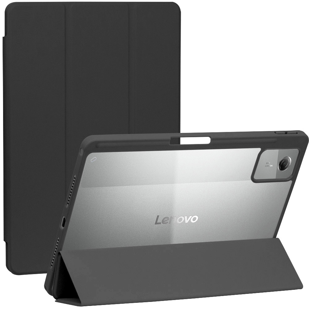 Чохол Clear Acrylic Lenovo Idea Tab 11" TB336FU, ZU / Tab K11 2nd Gen / Xiaoxin Pad 2025 з місцем для стілусу Чорний, фото 1