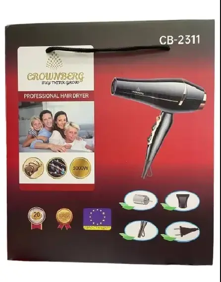 Фен для волосся Crownberg CB-2311, фото 1