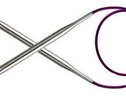 Кругові спиці KnitPro Nova Metal 80 см №2