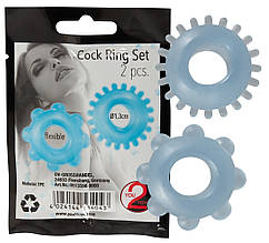 Набір ерекційних кілець Cock Ring Set – подвійна насолода та потужність