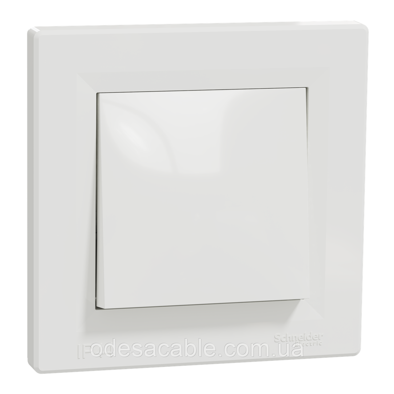 ВИМИКАЧ ОДНОКЛАВІШНИЙ САМОЗАЖИМНИЙ ІР44 БІЛИЙ ASFORA