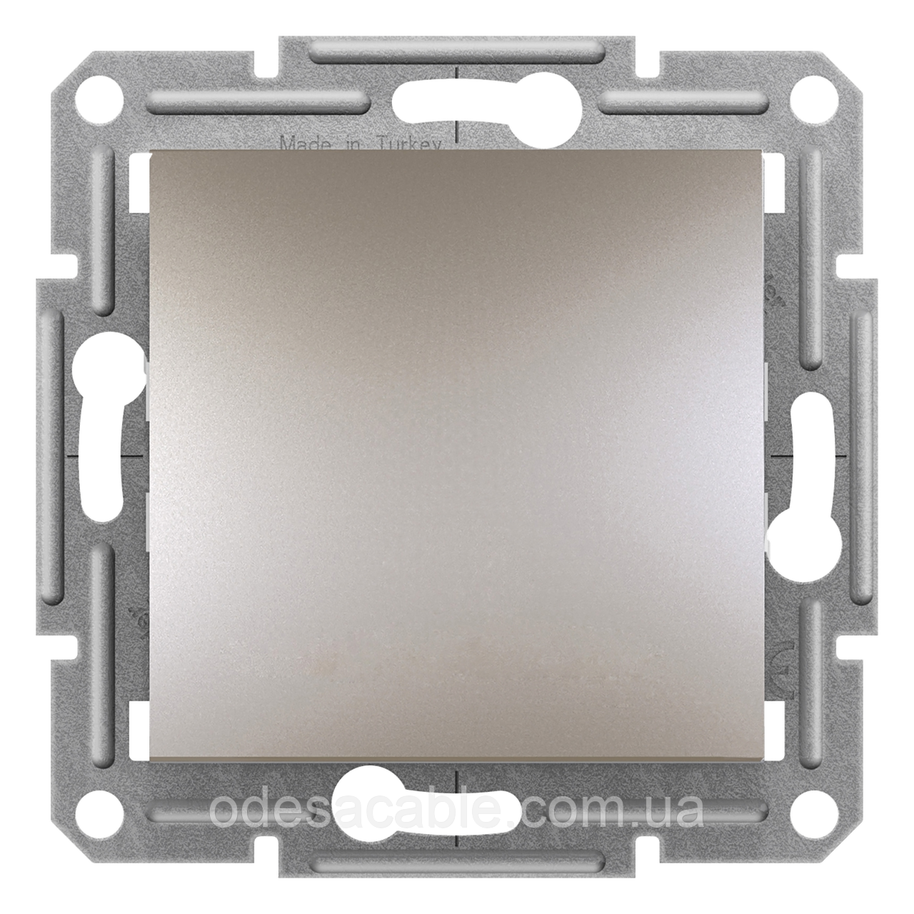 ВИМІКАЧ ДВУХПОЛЮСЕНЬ СИРОЗАМІНЬ ASFORA БРОНЗА